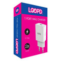 Loopd 2.1A 1Port Wall Charger
