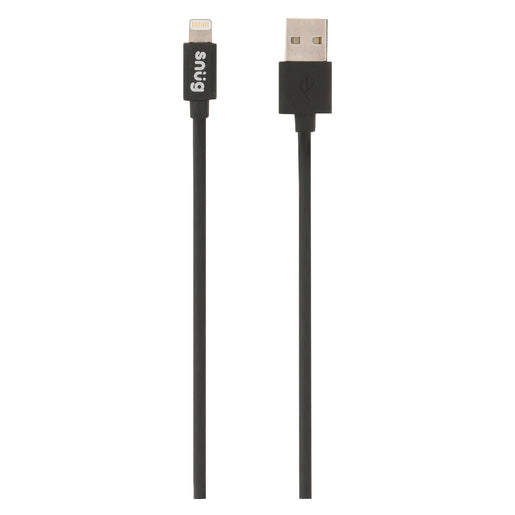 Snug Black MFI Lightning Cable 1.2m