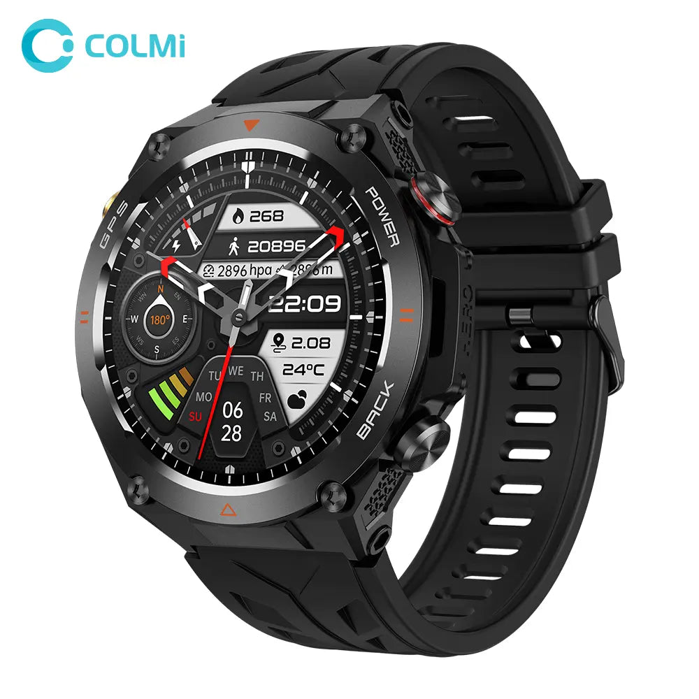 COLMI V75 GPS Smart Watch 1.45" Display Compass 650mAh Battery